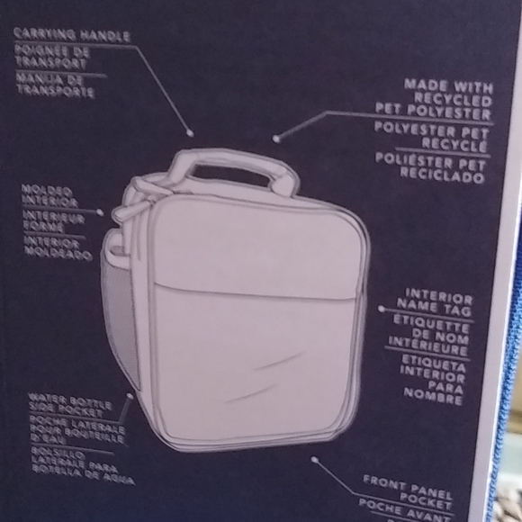 Pottery Barn Teen Recycled Gear Up Collection Classic Lunch Bag - Picture 2 of 5